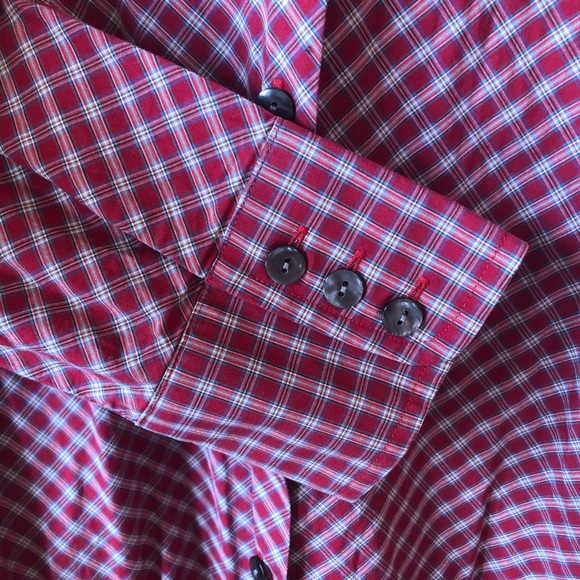 Pendleton | Ruffle Collar Plaid Button-down - Picture 7 of 12